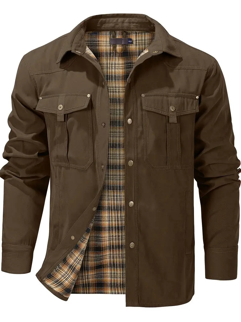 Veste de camionneur vintage pour hommes