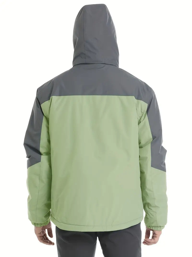 Veste d'extérieur à capuche pour hommes