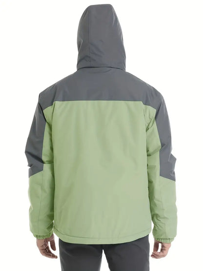 Veste d'extérieur à capuche pour hommes