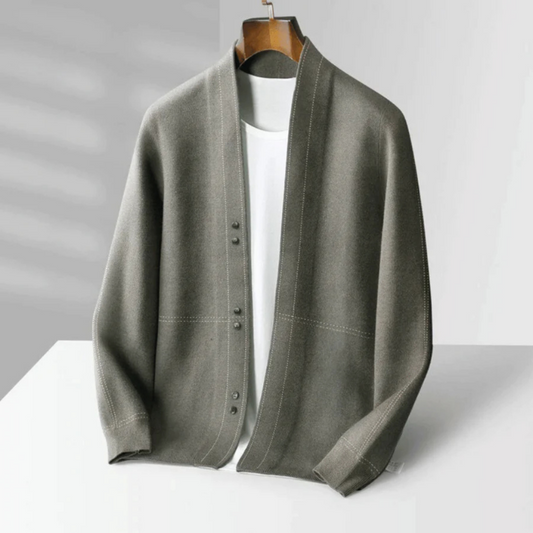 Cardigan boutonné chaud pour homme, idéal pour les journées froides d’hiver