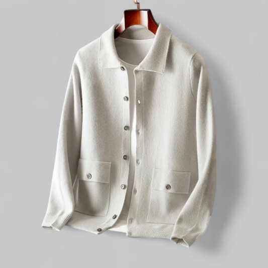 Cardigan chaud haut de gamme pour homme, parfait pour les journées froides