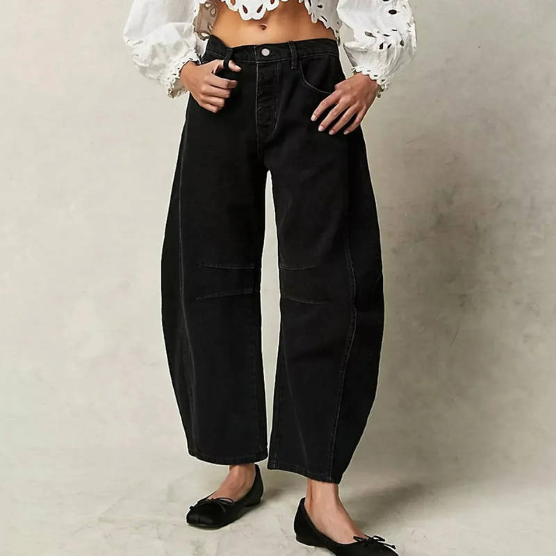 Pantalon d'été décontracté pour femmes, coupe large et fluide, idéal pour les journées estivales